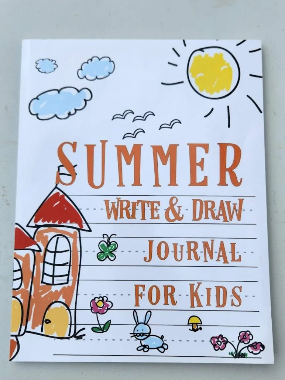 NEW Summer Write and Draw Journal for kids Ages 4-8 Drawing Writing Stocking Stu